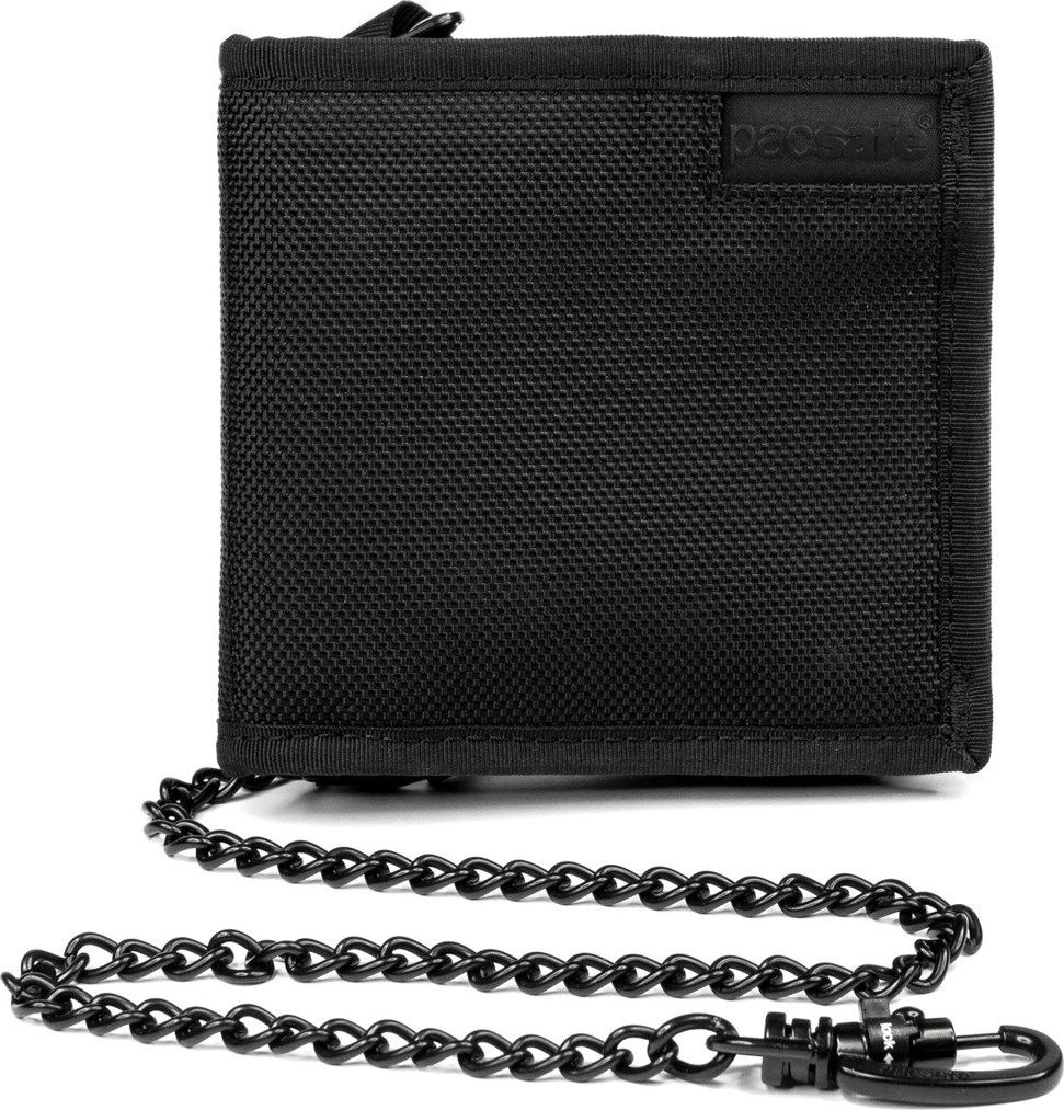 Zdjęcia - Portfel Pacsafe  antykradzieżowy bifold wallet Black  (Z100)