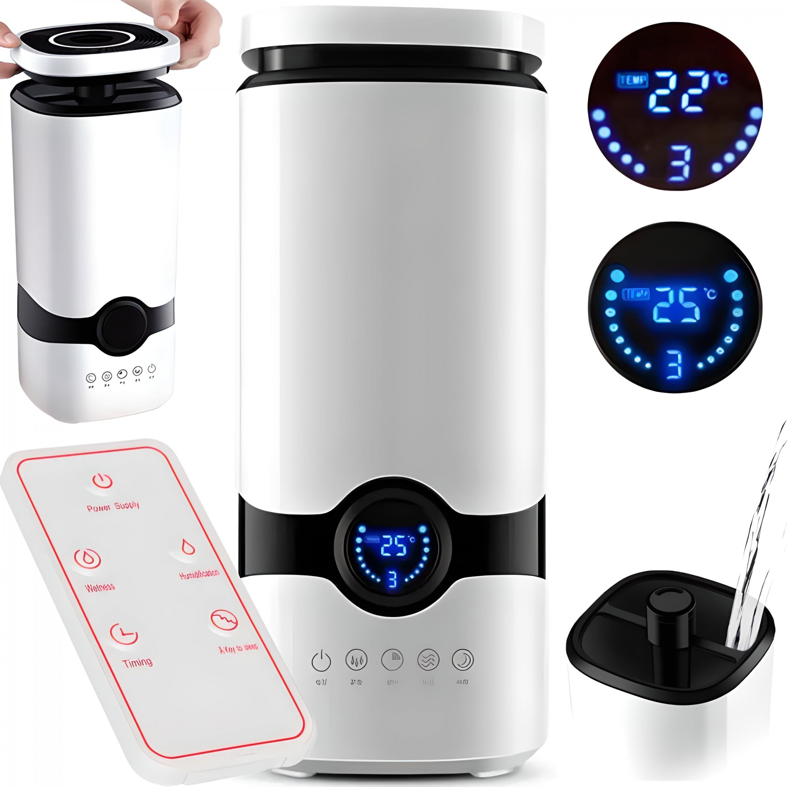 Nawilżacz powietrza Retoo Biały