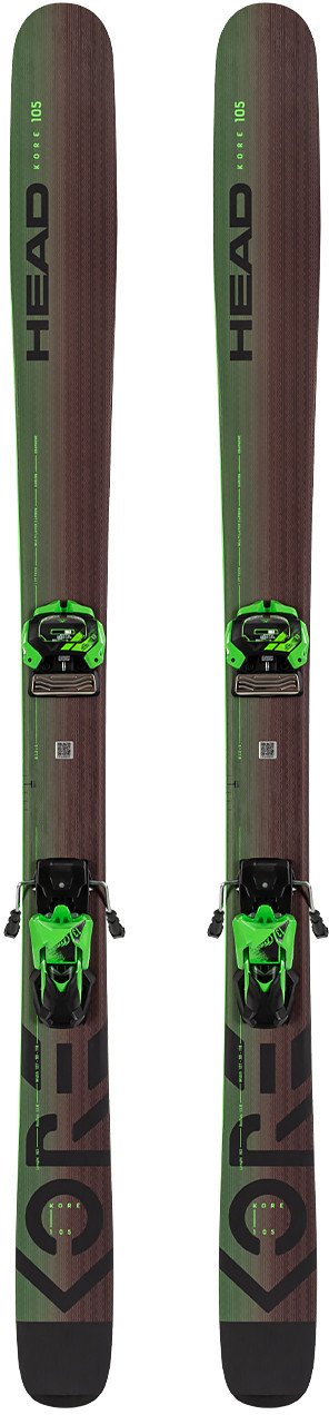 Narty allmountain freeride HEAD KORE 105 + wiązania TYROLIA ATTACK 13 z GRIP WALK 170 cm