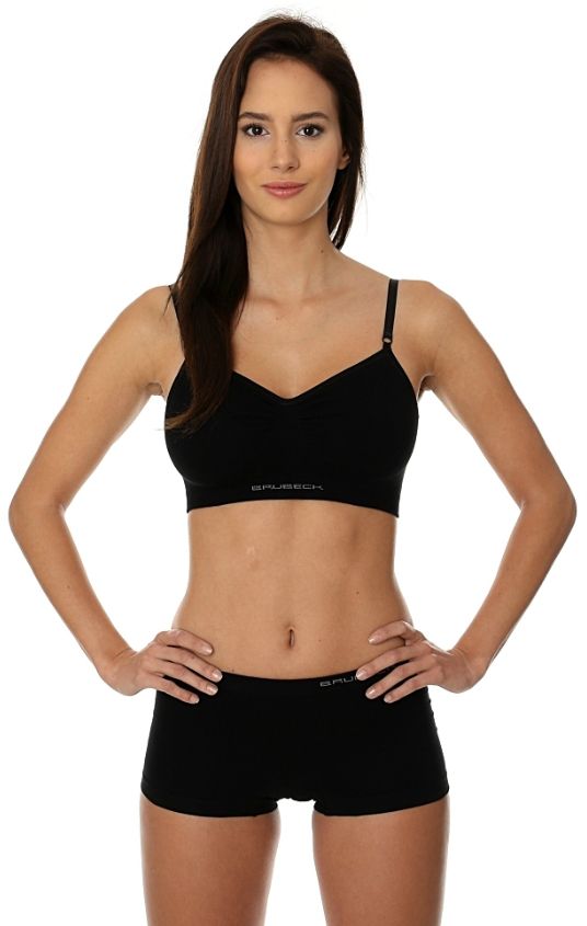 Brubeck Biustonosz Comfort Cotton czarny r. 70A (BR00012A)