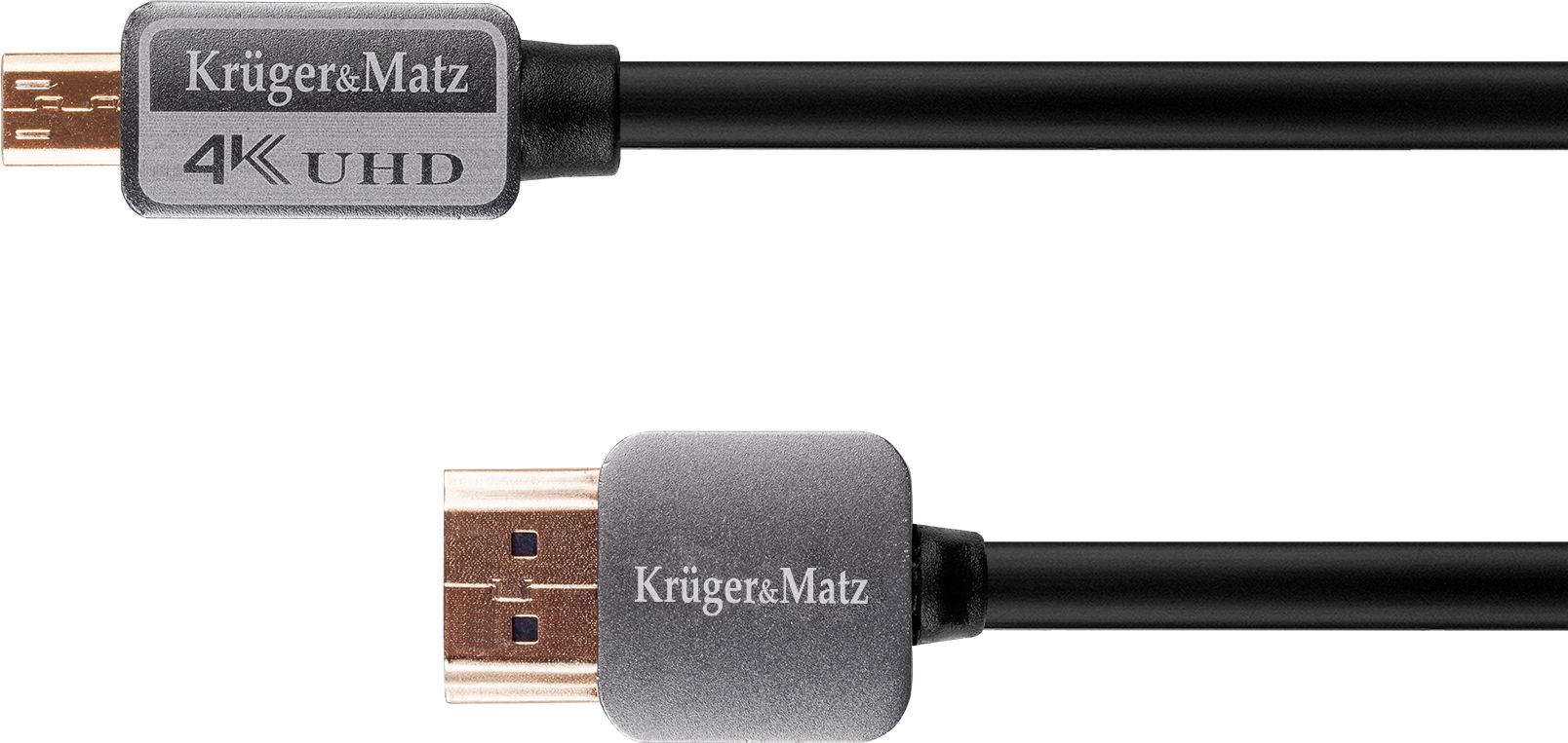 Kabel Kruger&Matz HDMI - HDMI 1.8m czarny (KM0327)