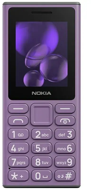 Komórkowy HMD Nokia 105 (TA-1684) Dual Sim Fioletowy