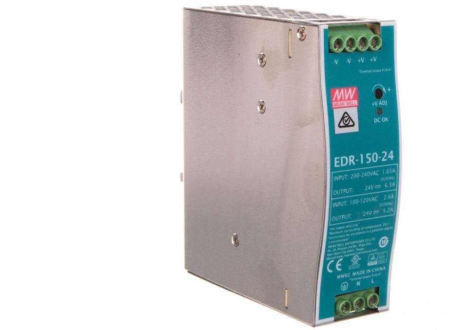 Zasilacz impulsowy 24VDC 6,5A 156W EDR-150-24