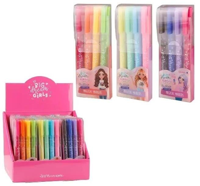 Marker magiczny BDGirls 4szt MIX