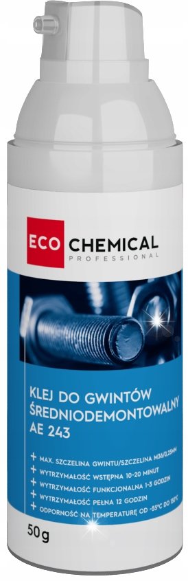 CX80 ECO* CHEMICAL AE243 KLEJ ANAEROBOWY DO GWINTÓW ŚREDNI MEDIUM