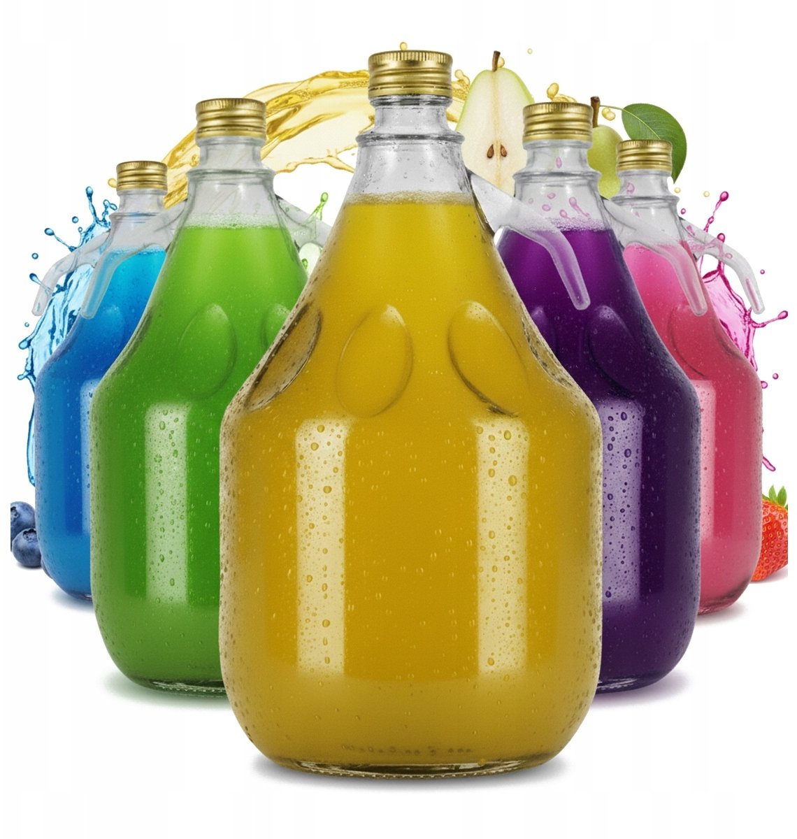 5x DAMA 3L GĄSIOR Butelka Na Wino BALON Na Nalewki Wina Sok Alkohol Bimber