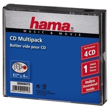 PUDEŁKO NA 4 PŁYTY CD