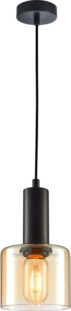 Lampa wisząca Italux Lampa wisząca SANTIA PND-65342-1-BK+AMB Italux