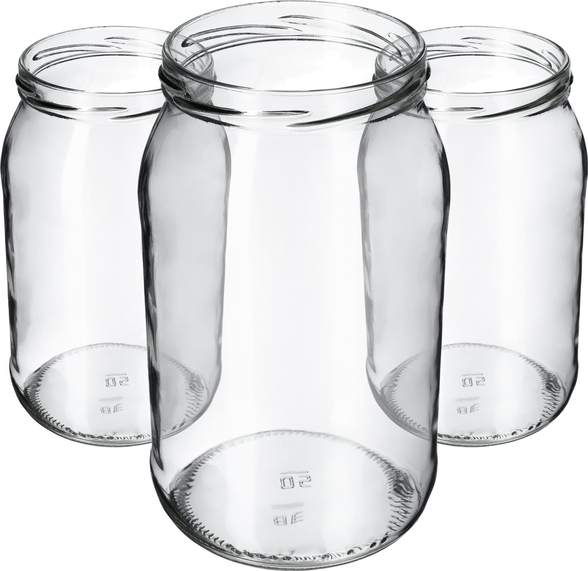KADAX 8x Słoik Słoiki 760ml Szklany Słój Na Przetwory Ogórki miód Weki