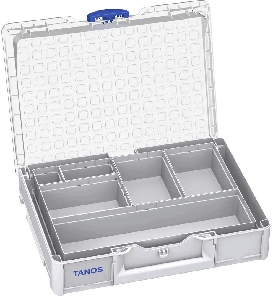 Metabo Tanos Systainer³ organizer M89 grey 396 x 296 x 82 mm with 6 insert boxes (83500002)