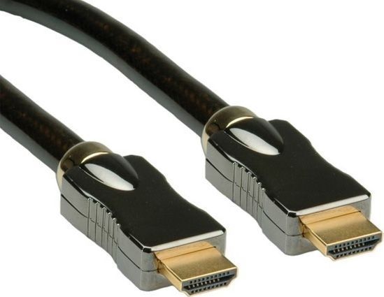 Фото - Кабель Roline Kabel  HDMI - HDMI 3m czarny 
