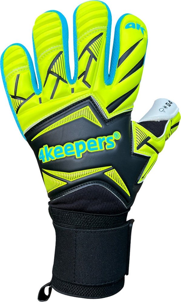 4keepers Rękawice bramkarskie 4Keepers Force V5 25 Wave NC czarno-zielone fluo 9
