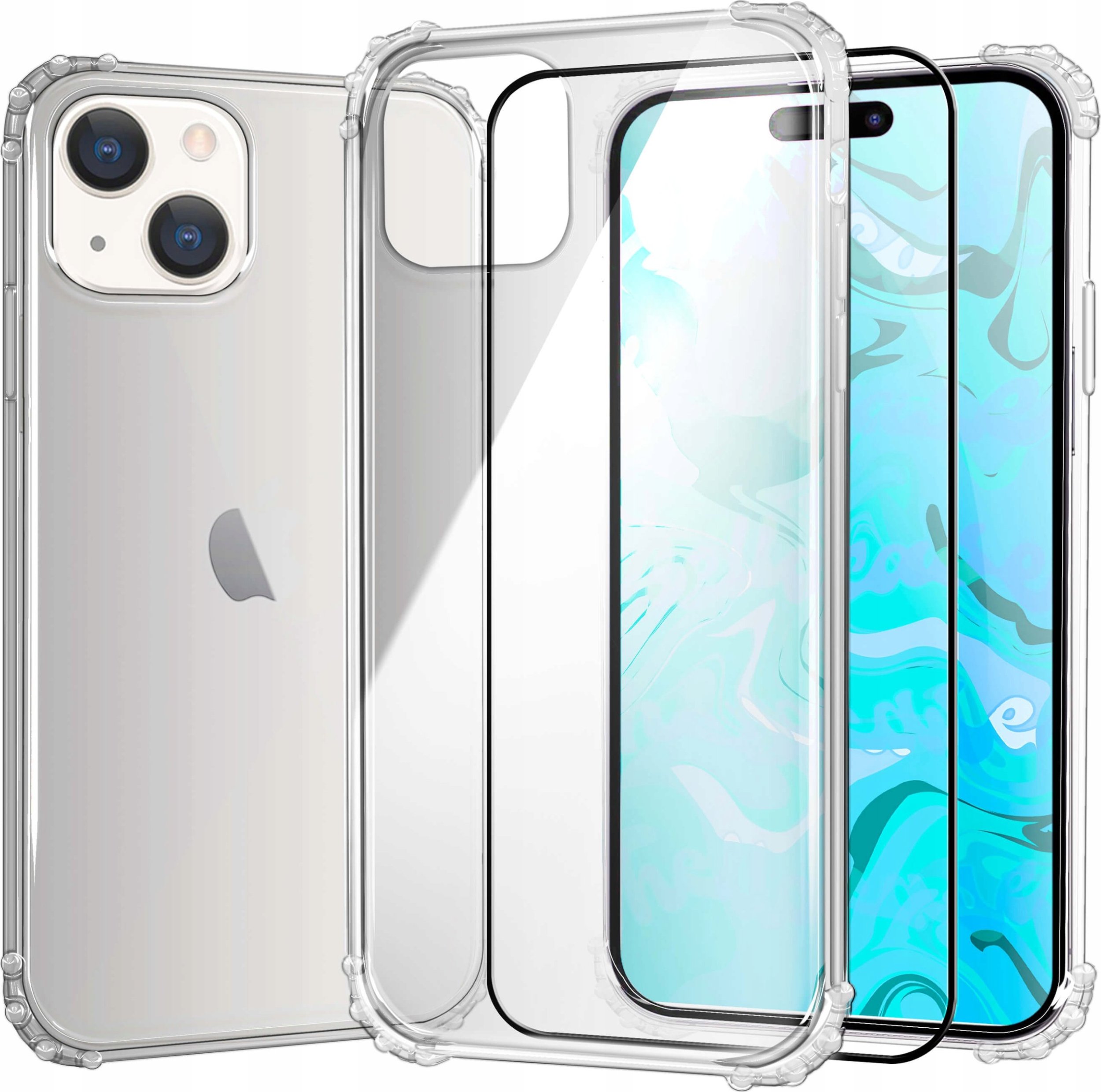 Hello Case ETUI PANCERNE DO IPHONE 15 PRO MAX | CASE SILIKON GUMOWE ANTI SHOCK SZKŁO