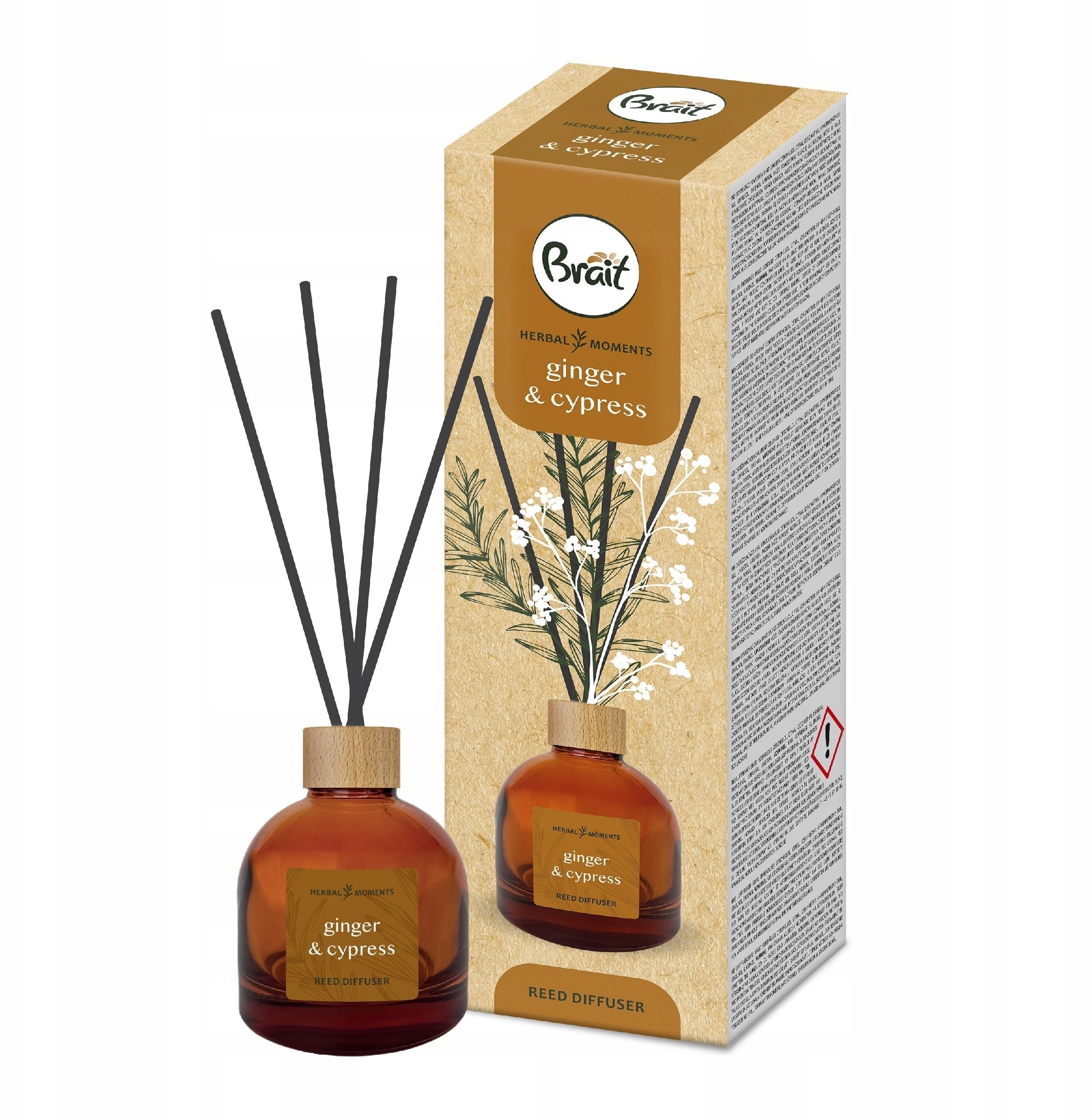 DRAMERS Herbal Moments Imbir & Cyprys Patyczki zapachowe 100 ml