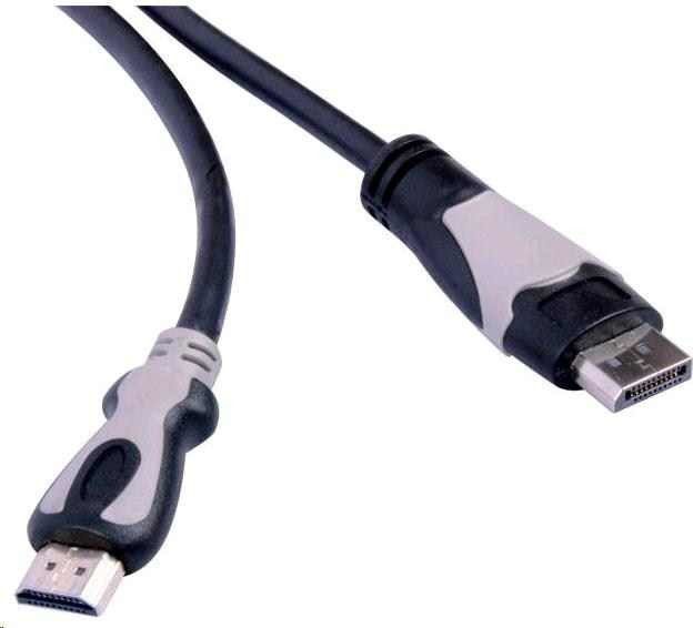 Фото - Кабель PremiumCord Kabel  DisplayPort - HDMI 5m czarny  (kportadk01-05)