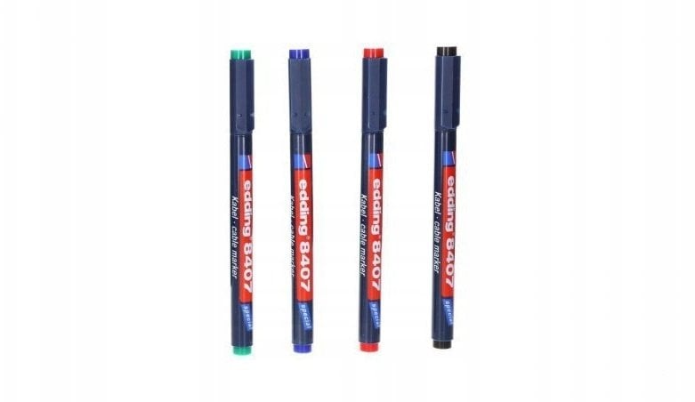 Ergom Zestaw pisaków do opisywania przewodów SET EDDING 8407 E04ZP-01090700101