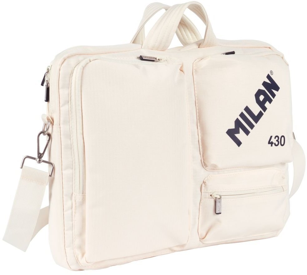 Torba Milan Torba na laptopa beżowa