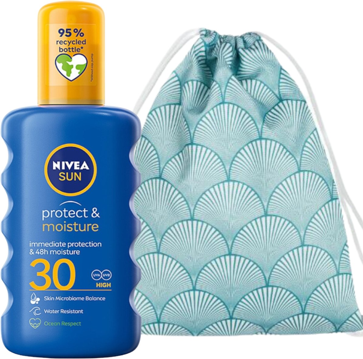 Nivea Protect & Moisture SPF30 Spray + Plecak plażowy