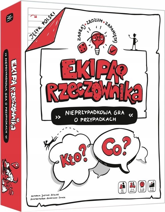 Nasza Księgarnia Ekipa rzeczownika. Nieprzypadkowa gra o przypadkach