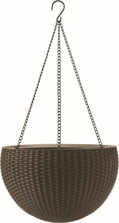 Keter KETER Doniczka Hanging Sphere mokka 35 x 22 cm