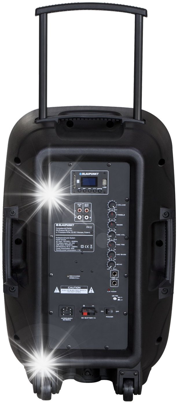 Głośnik Blaupunkt Głośnik Power Audio Blaupunkt PA12 Bluetooth 650W