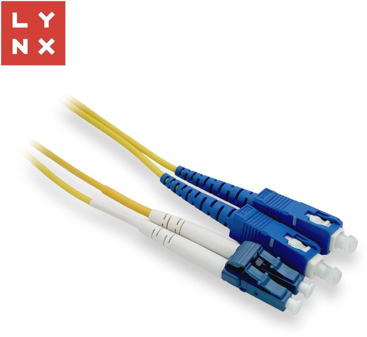 Lynx CS LYNX dupleksowy patch kabel SM, OS2, LC/SC, 9/125µm, 2m