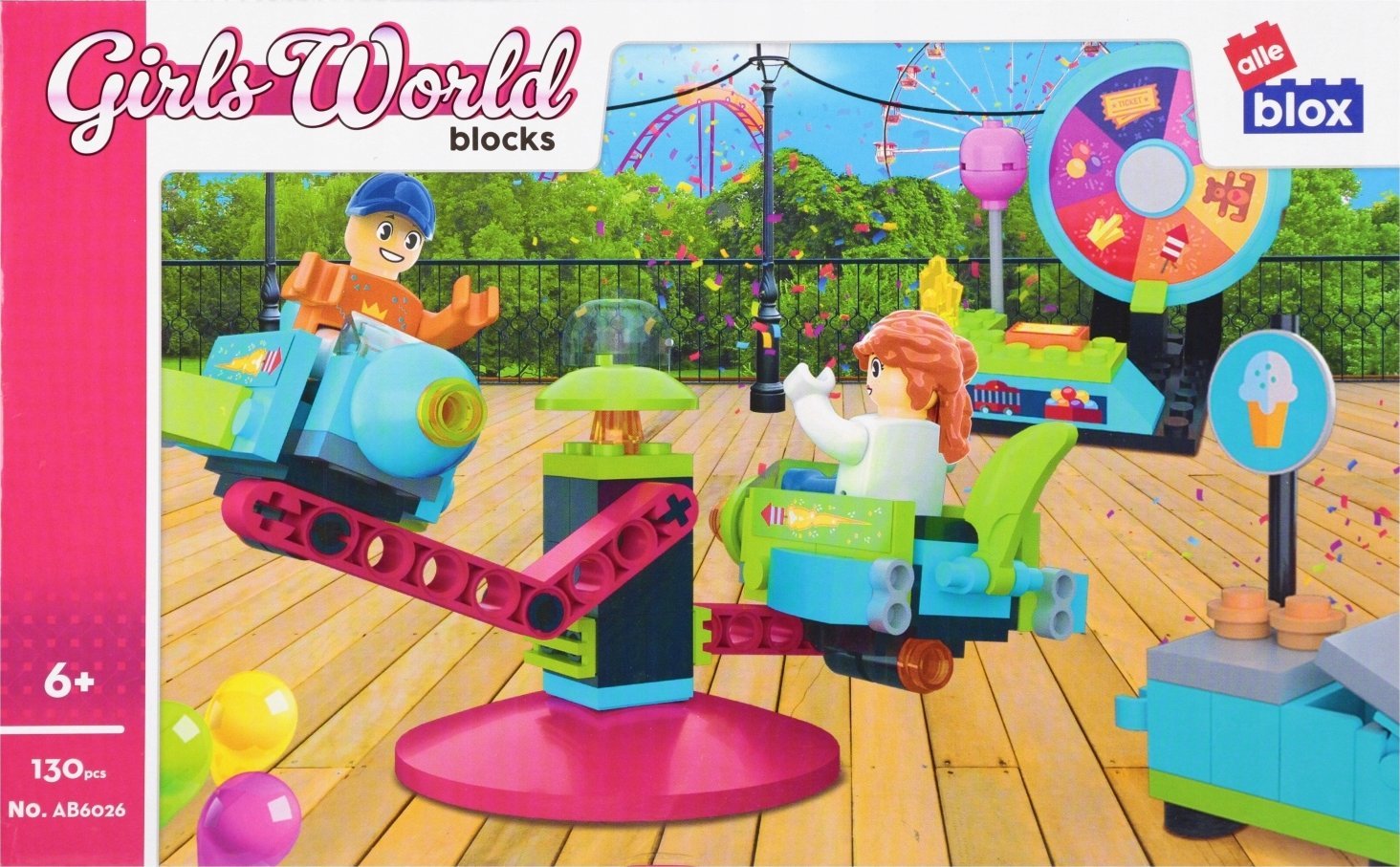 ALLEBLOX KLOCKI KONSTR GIRL WES 130EL 27X17X5 16