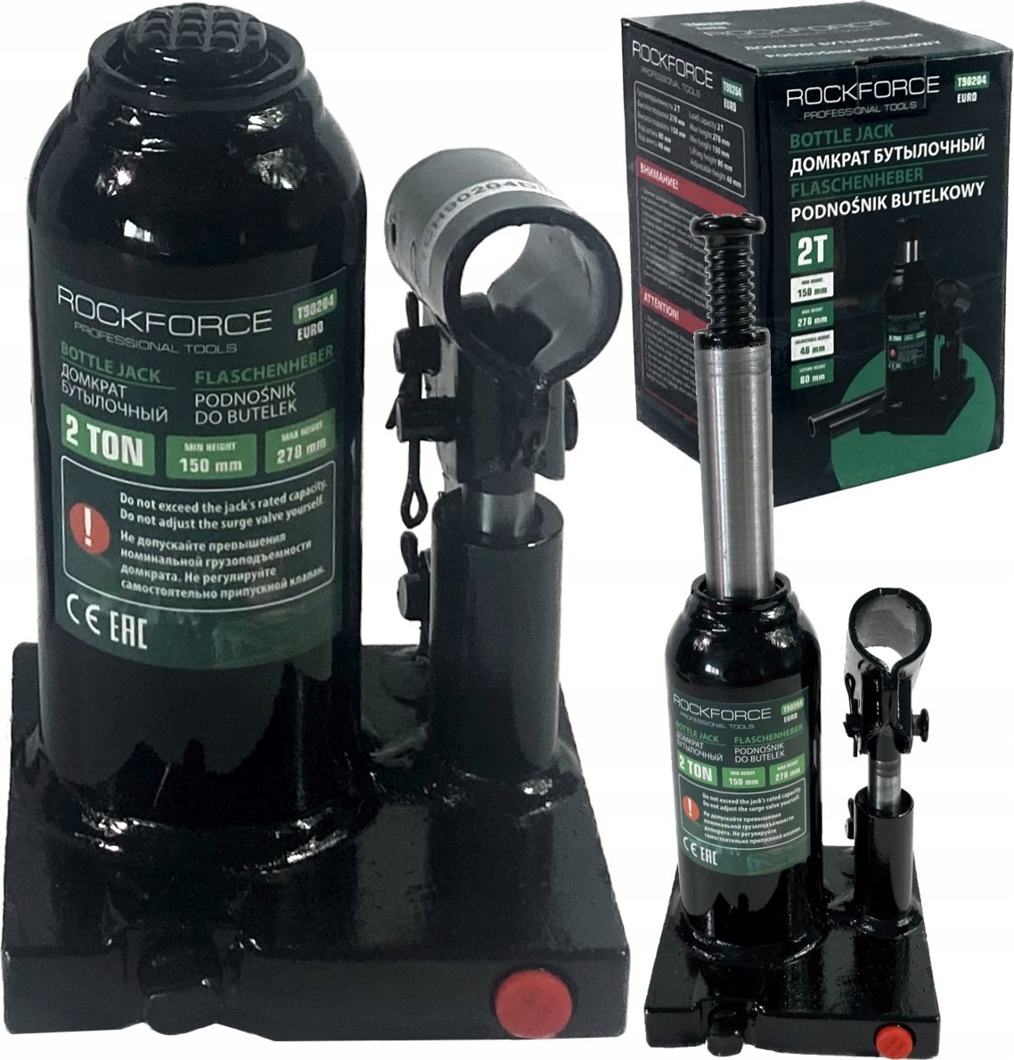 Rockforce PODNOŚNIK SAMOCHODOWY LEWAREK HYDRAULIC ZNY 2T