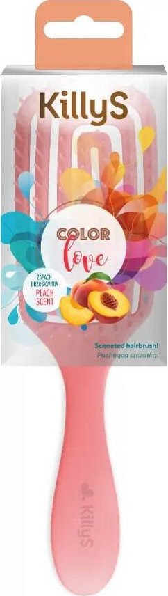 KILLYS KillyS Color Love pachnąca szczotka do włosów Brzoskwinia