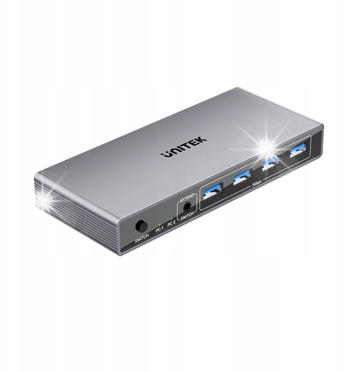 Unitek Przełącznik KVM 4K@60Hz USB 3.0 HDMI