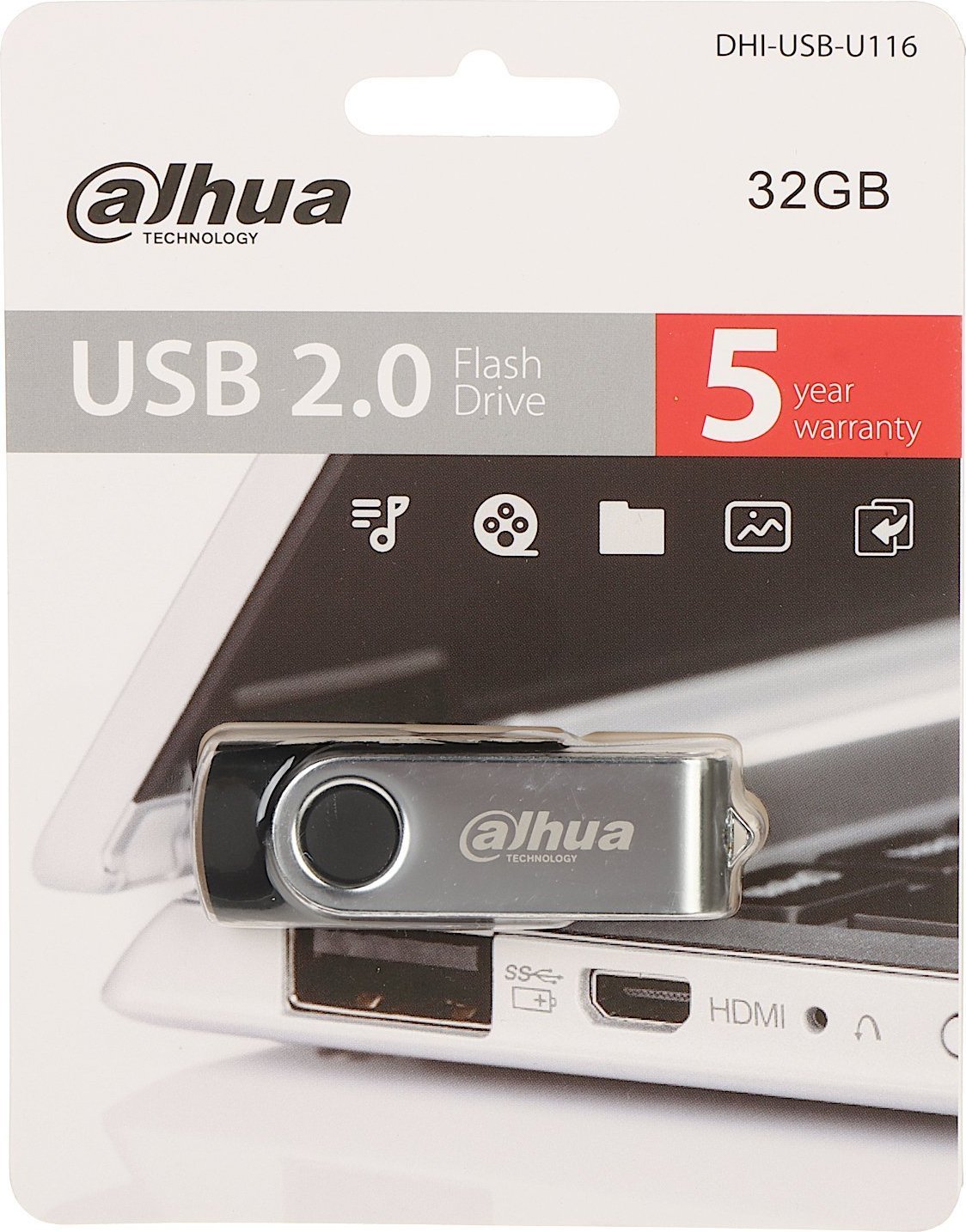 Pendrive Dahua Technology Pendrive 32GB DAHUA USB-U116-20-32GB