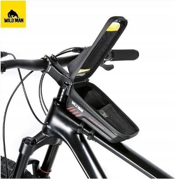WildMan WILDMAN sakwa rowerowa na ramę na zamek 1L (4" - 7") E12X czarna