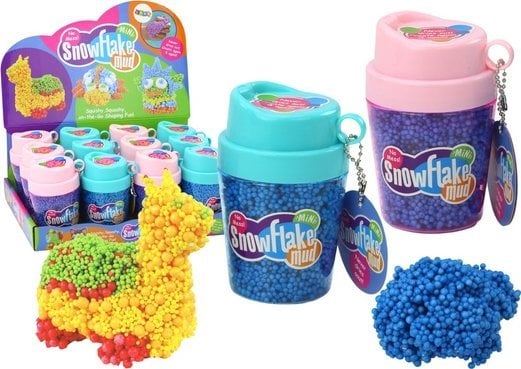 LeanToys Squishy Kulki Styropianowe Masa w Kubeczku Niebieski