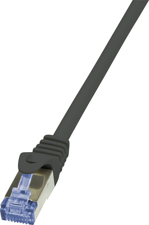 LogiLink CAT 6a Patchcord S/FTP Czarny 7.5m (CQ3083S)