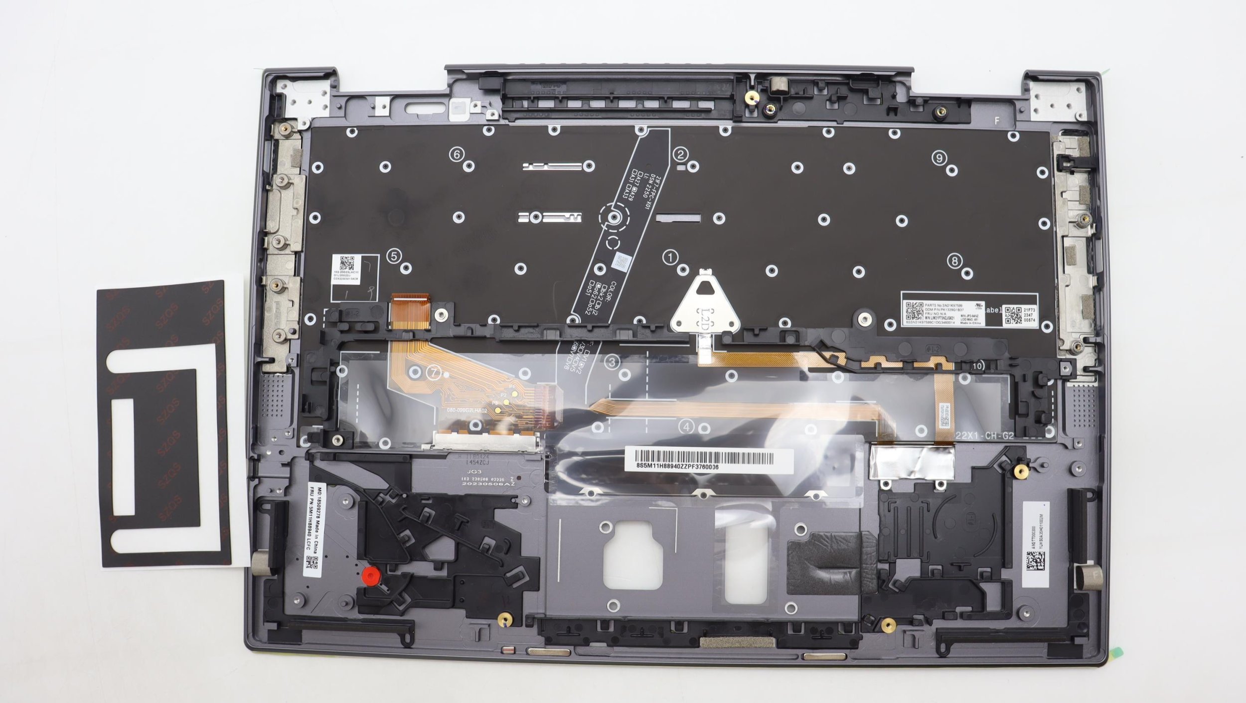 Фото - Інше для ноутбуків Lenovo 5M11H62418 części zamienne do notatników Cover + keyboard 