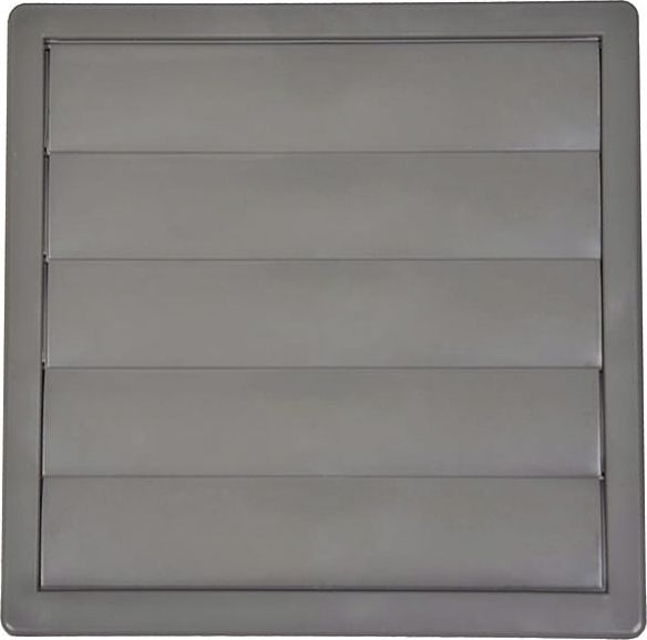 airRoxy Kratka z żaluzją 170x170 średnica 100 szary 02-308