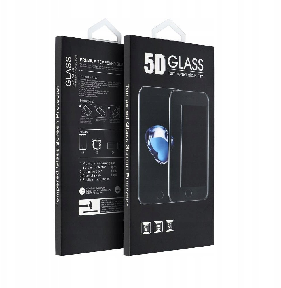 5D Full Glue Tempered Glass - do Samsung Galaxy A17 czarny