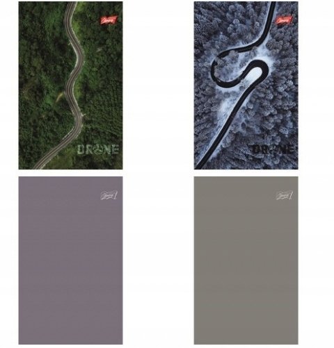 Unipap Notatnik A6/50K kratka okładka kredowana (10szt)