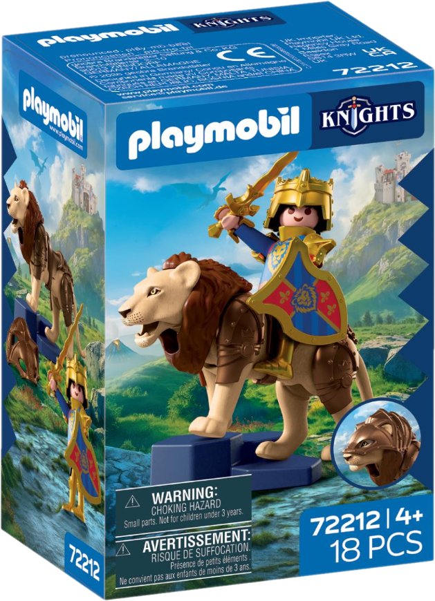 Playmobil Knights Lew ze złotym rycerzem 72212 - Klocki konstrukcyjne
