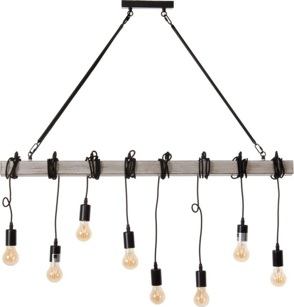 Zdjęcia - Żyrandol / lampa Lampa wisząca Bigbuy Home Lampa Sufitowa 107 x 5 x 15 cm Czarny Metal