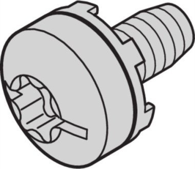 SCHROFF Śruba SCHROFF Taptite M6 x 10