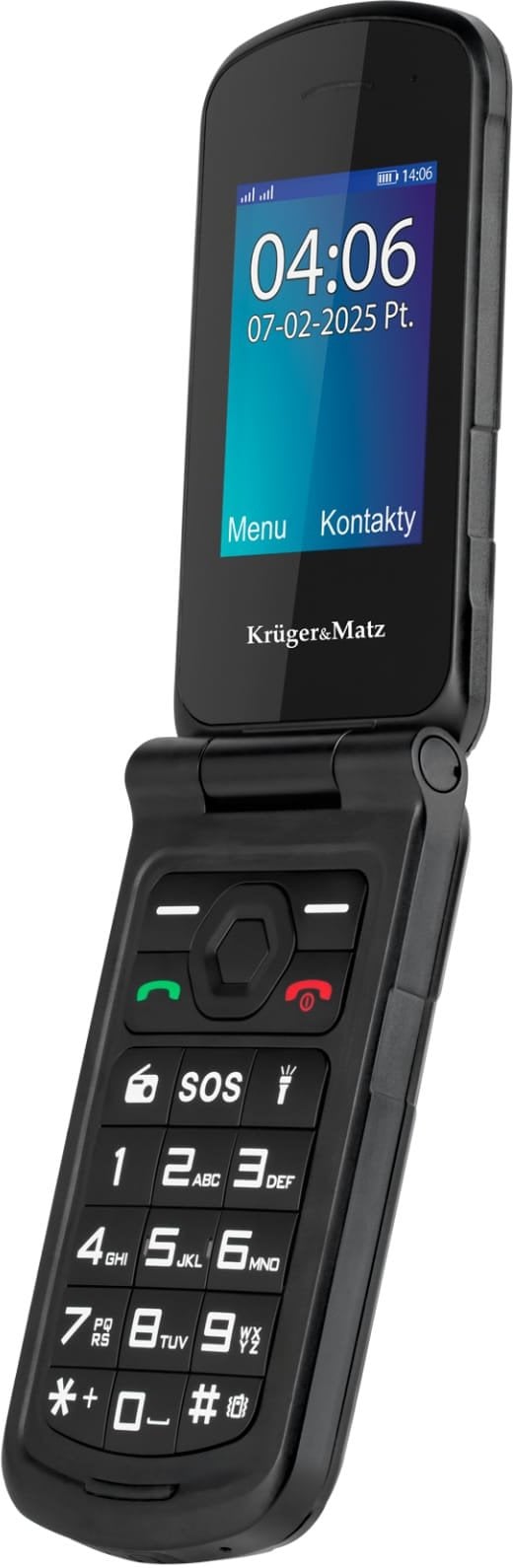 Komórkowy Kruger&Matz Telefon Kruger&Matz IRON 5 Flip 4G
