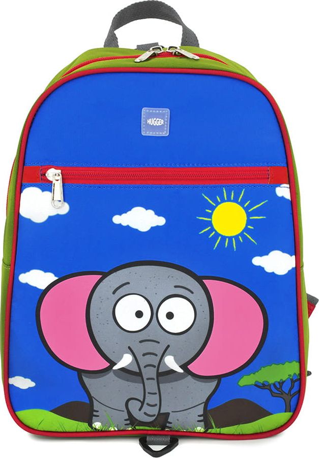 Фото - Рюкзак Hugger Plecak dla dziecka , Skooly, wiek 3-6 lat, wzór Elephants 