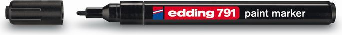 Edding Marker lakierowy 791 1-2mm CZARNY (791C ED)