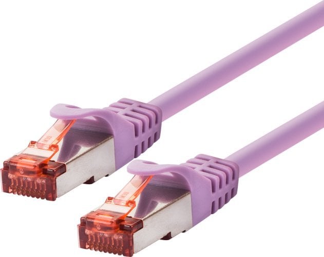 LOGON TCF66F100V kabel sieciowy Fioletowy 10 m Cat6a F/UTP (FTP)