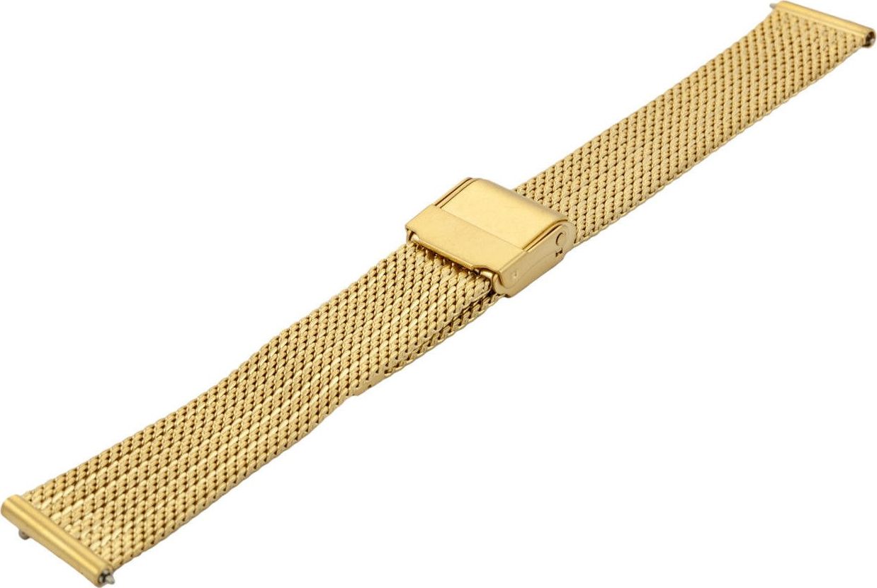 Bisset Bransoleta stalowa do zegarka 16 mm Bisset BM-104/16 Gold Mat uniwersalny