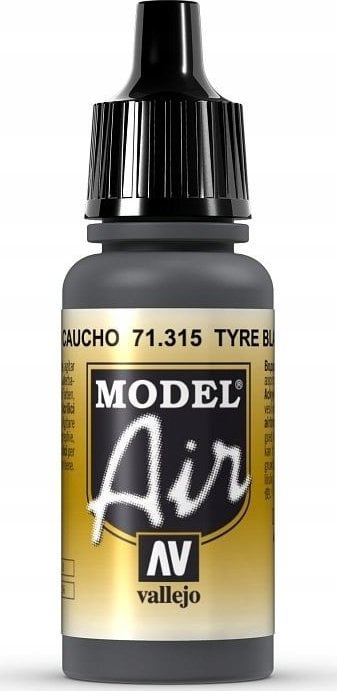 Vallejo : 71.315 - Model Air - Tyre Black (17 ml)