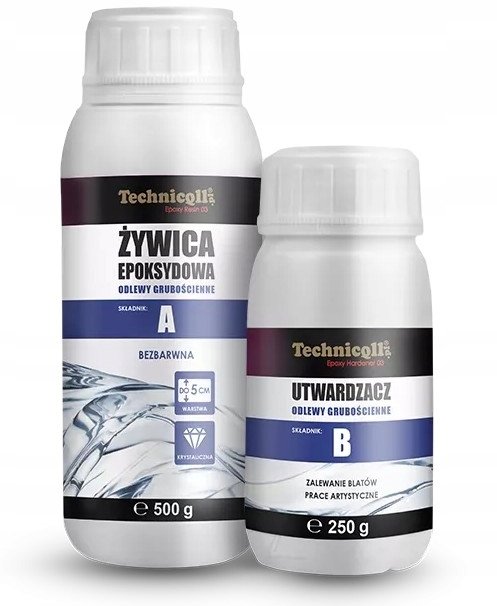 Technicqll ŻYWICA EPOKSYDOWA DO ODLEWÓW GRUBOŚCIENNYCH 750G