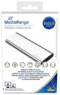 Dysk zewnętrzny SSD MediaRange Zewnętrzny dysk twardy SSD||Prędkość odczytu 450 MB/s|Prędkość zapisu...