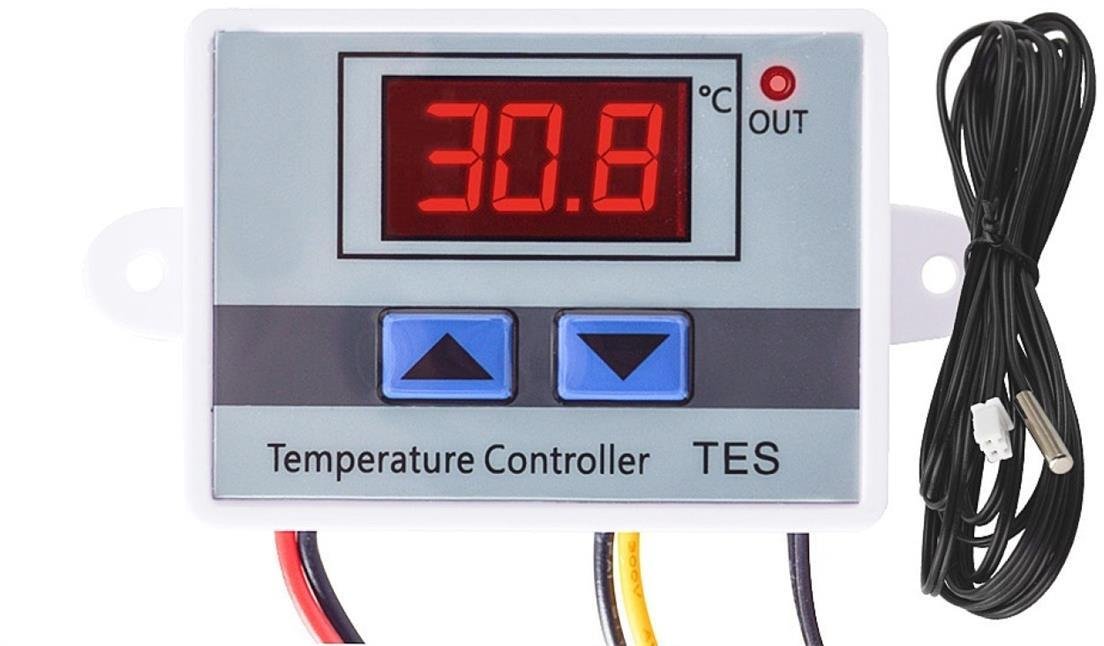 Termostat elektroniczny natynkowy 12V DC TES12V